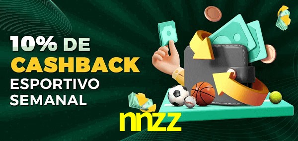10% de bônus de cashback na nnzz