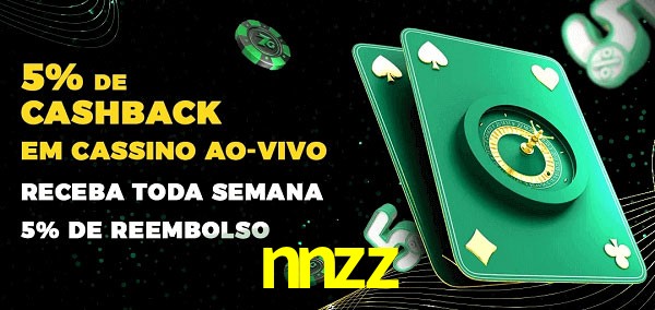 Promoções do cassino ao Vivo nnzz